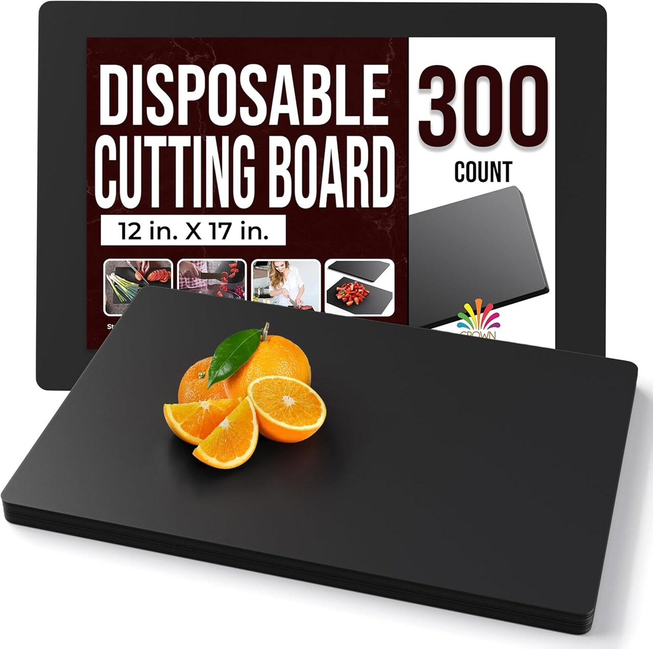 Disposable Multi-Use Plastic Work Surface Sheets for Crafting, Arts & DIY Projects, Classroom Activities, Baking & Food Prep, Table and Counter Protection, Single-Use Prep Mats in Multiple Sizes, Colors & Counts